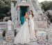 Boho fringe wedding dresses campaign by Atelier Zolotas